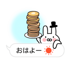 Balloon and Pretty Rabbit sticker #10240614