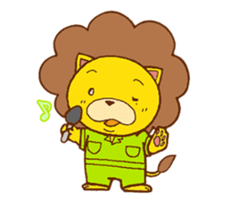 Fluffy Lion YUKKI sticker #10240787