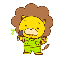 Fluffy Lion YUKKI sticker #10240787