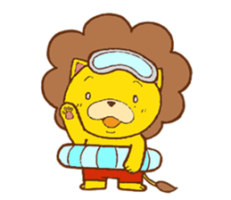 Fluffy Lion YUKKI sticker #10240792
