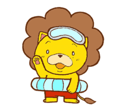 Fluffy Lion YUKKI sticker #10240792