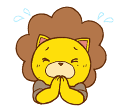 Fluffy Lion YUKKI sticker #10240800
