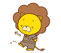 Fluffy Lion YUKKI sticker #10240811