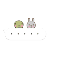 Rabbit, Turtle, and Pig sticker #10241419