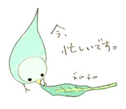 Budgerigar Kuu sticker #10241619