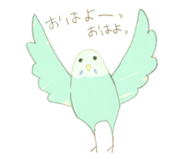 Budgerigar Kuu sticker #10241626