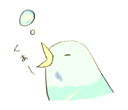 Budgerigar Kuu sticker #10241628