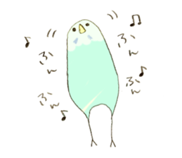 Budgerigar Kuu sticker #10241631