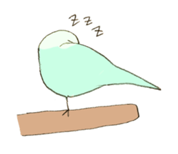 Budgerigar Kuu sticker #10241652