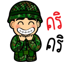Soldier Thai (battlefield) sticker #10242144
