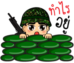 Soldier Thai (battlefield) sticker #10242155