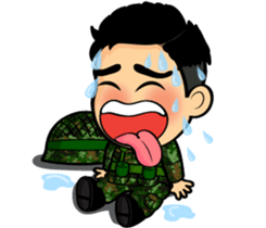 Soldier Thai (battlefield) sticker #10242164
