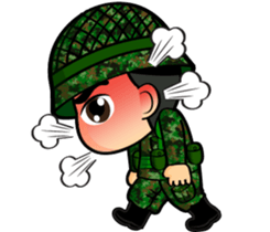 Soldier Thai (battlefield) sticker #10242167