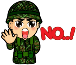 Soldier Thai (battlefield) sticker #10242168