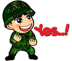 Soldier Thai (battlefield) sticker #10242169