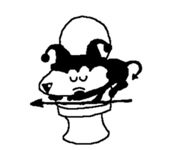 Shiba inu MOMO chan the third as well 17 sticker #10242687