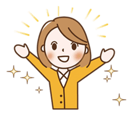 Quietly, while cute a refrain eyes OL sticker #10242847