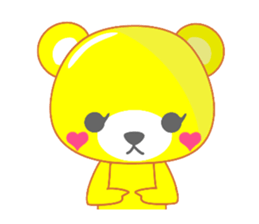 Balloon sticker of the bear sticker #10242990