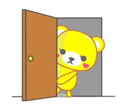 Balloon sticker of the bear sticker #10242993