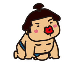 "Sumo wrestler" sticker #10244044