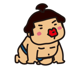 "Sumo wrestler" sticker #10244044