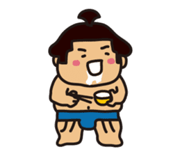 "Sumo wrestler" sticker #10244050