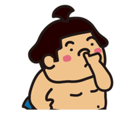 "Sumo wrestler" sticker #10244067
