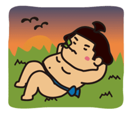 "Sumo wrestler" sticker #10244074