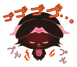 Black Rabbit. My name is, Chocolat. sticker #10244114