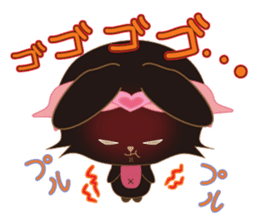 Black Rabbit. My name is, Chocolat. sticker #10244114