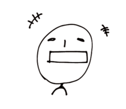 Scribble guy and his Friends sticker #10244241