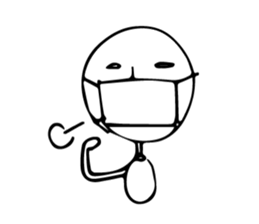 Scribble guy and his Friends sticker #10244251