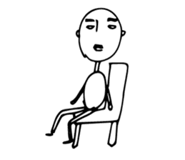 Scribble guy and his Friends sticker #10244255