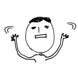 Scribble guy and his Friends sticker #10244257