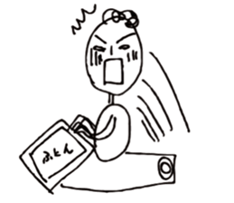 Scribble guy and his Friends sticker #10244261