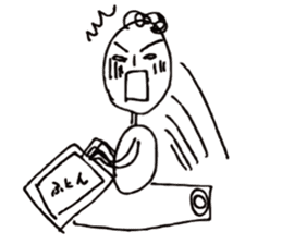 Scribble guy and his Friends sticker #10244261