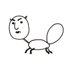 Scribble guy and his Friends sticker #10244263