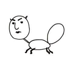 Scribble guy and his Friends sticker #10244263