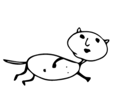 Scribble guy and his Friends sticker #10244265