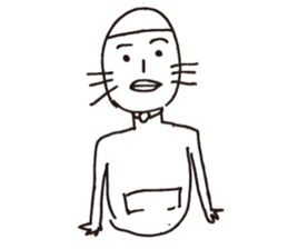 Scribble guy and his Friends sticker #10244270