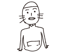 Scribble guy and his Friends sticker #10244270