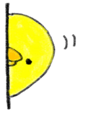 a cute chick sticker sticker #10244499