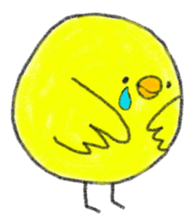 a cute chick sticker sticker #10244505