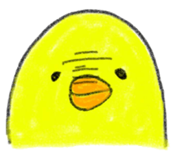 a cute chick sticker sticker #10244507