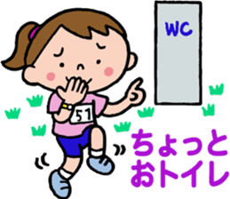 Marathon people sticker #10244576