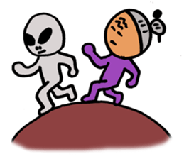 grandma go to Space sticker #10244933