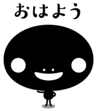 Black fairy kurokekke sticker #10245440