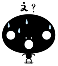 Black fairy kurokekke sticker #10245456