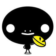 Black fairy kurokekke sticker #10245460