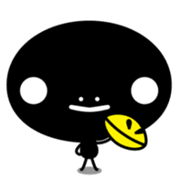 Black fairy kurokekke sticker #10245460